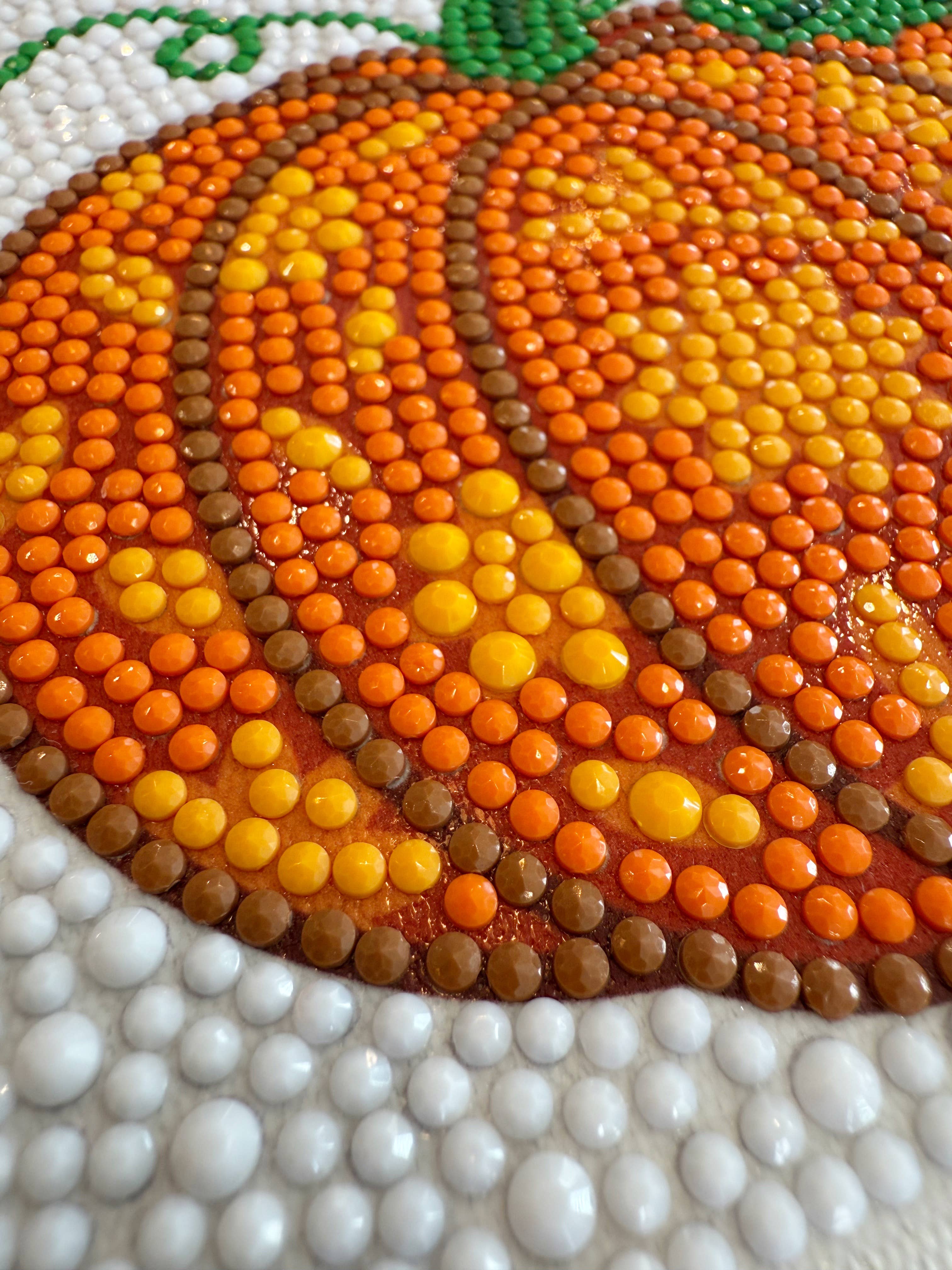 Addison Lane Designs Inc. - Wholesale DIY Craft Kit - Flower Pumpkin Diamond Painting Kit2