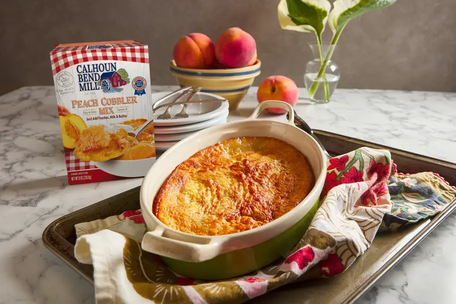 Calhoun Bend Mill - Wholesale Bread Mix - Peach Cobbler Mix - Case8