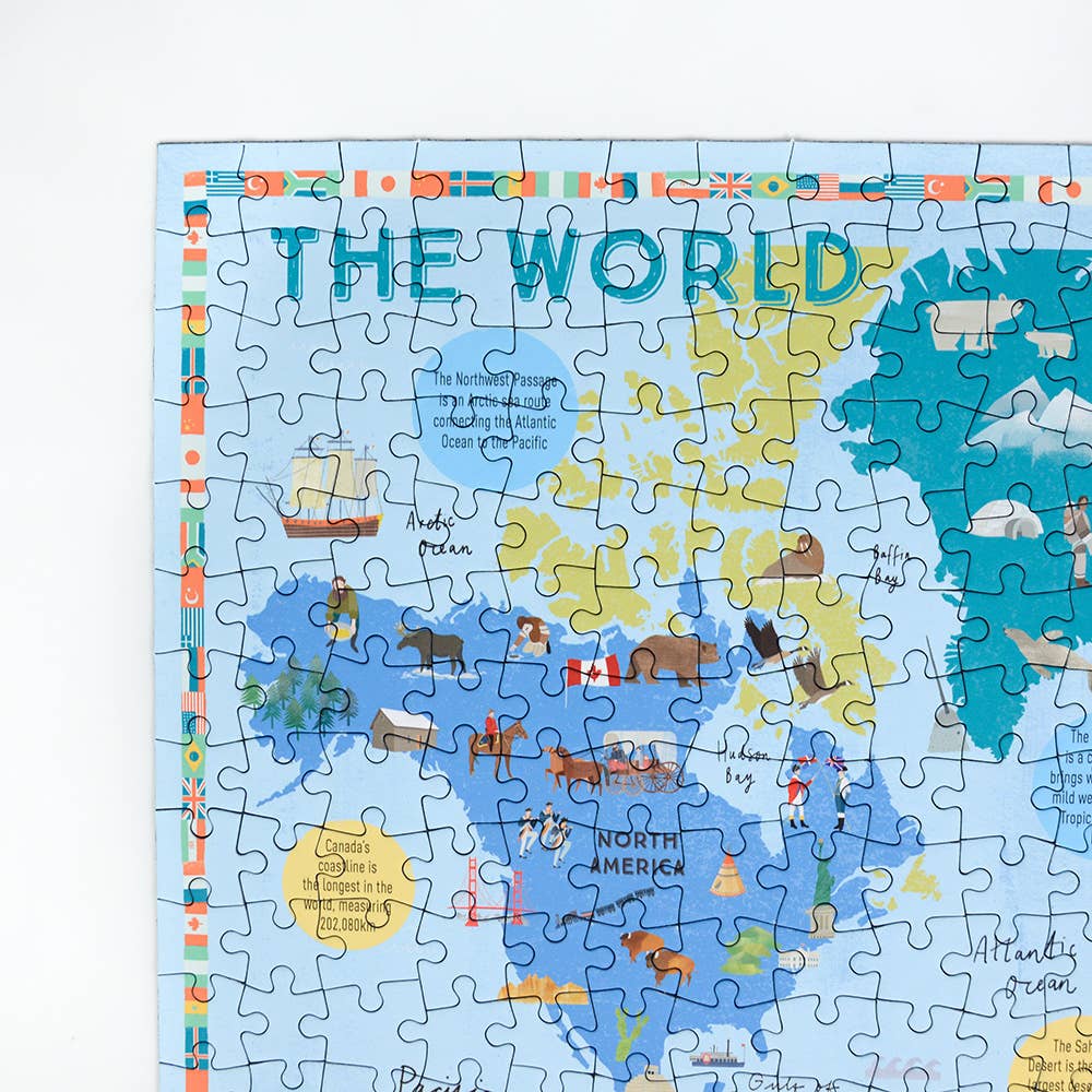 All Jigsaw Puzzles - Wholesale Puzzle - Adult - Prisoners of Geography World Map 500 Piece Jigsaw Puzzle8