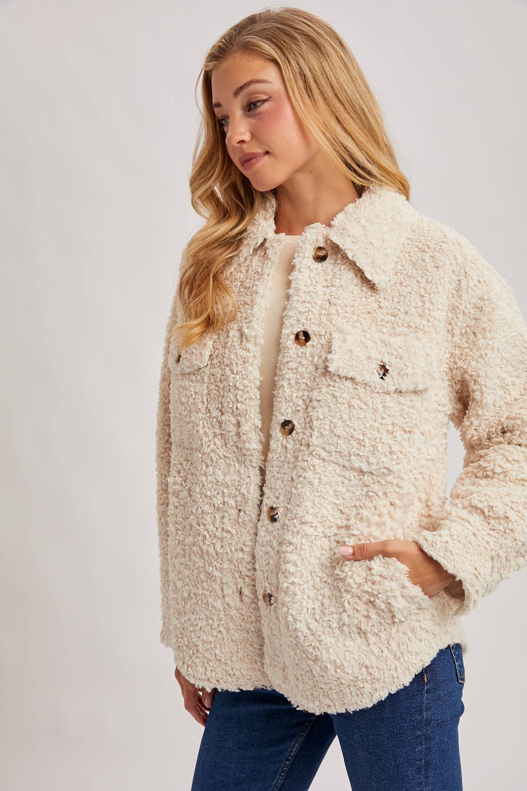 Bluivy - Wholesale Jacket - Women's - BOUCLE WOVEN JACKET18