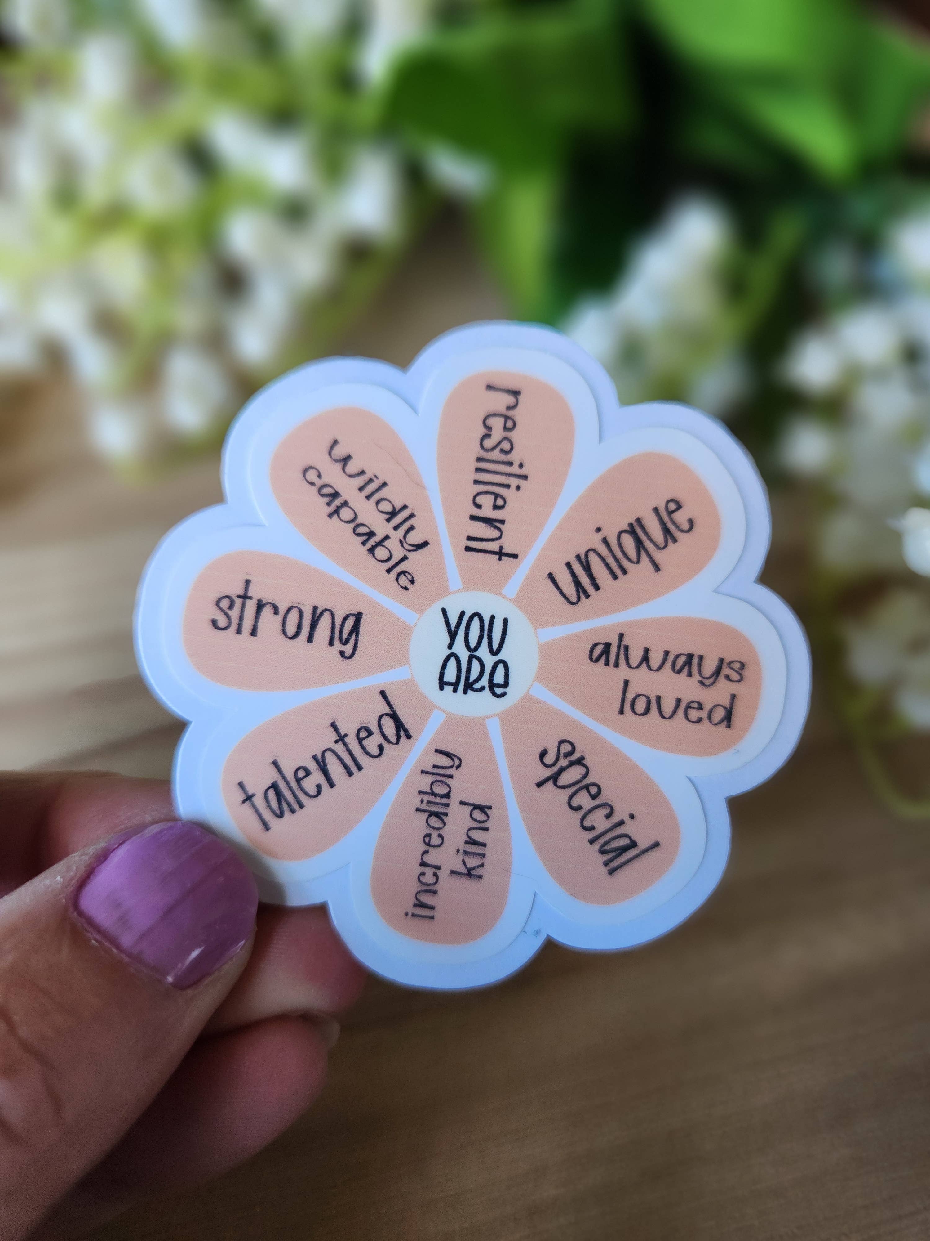 Blu Butterfly Stickers - Wholesale Sticker - Positive affirmation sticker1
