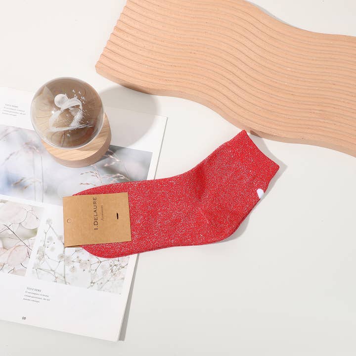 INES DELAURE - Wholesale Socks - Unisex - Heart socks, mid-high11