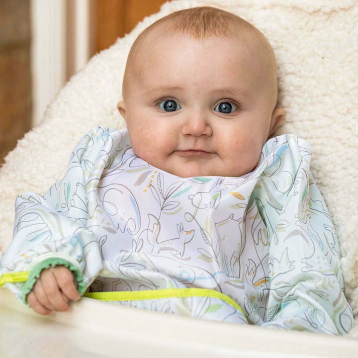 Hippychick - Wholesale Bib - Baby - Hippychick Sleeved Bib - Animal Friends