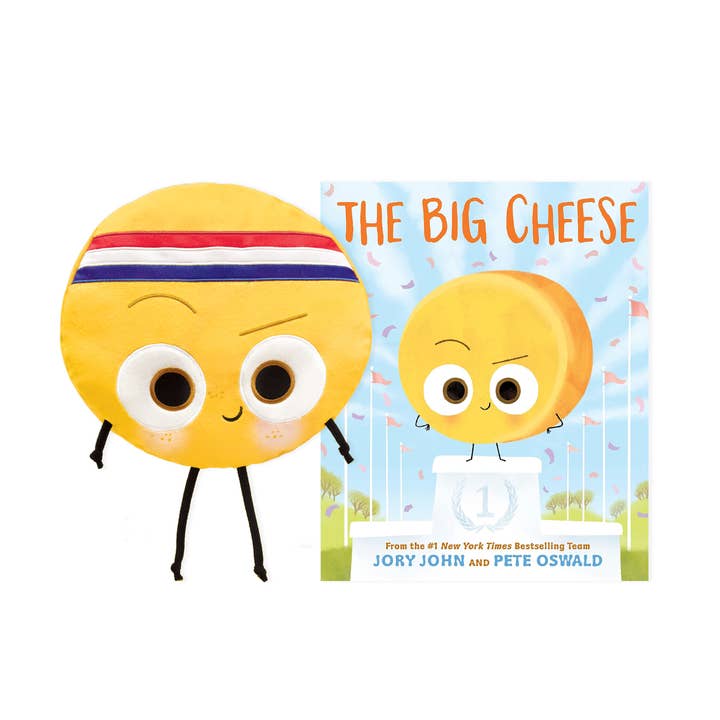 MerryMakers - Wholesale Stuffed/Plush Toy - Kids & Baby - The Big Cheese Plush with hardcover book
