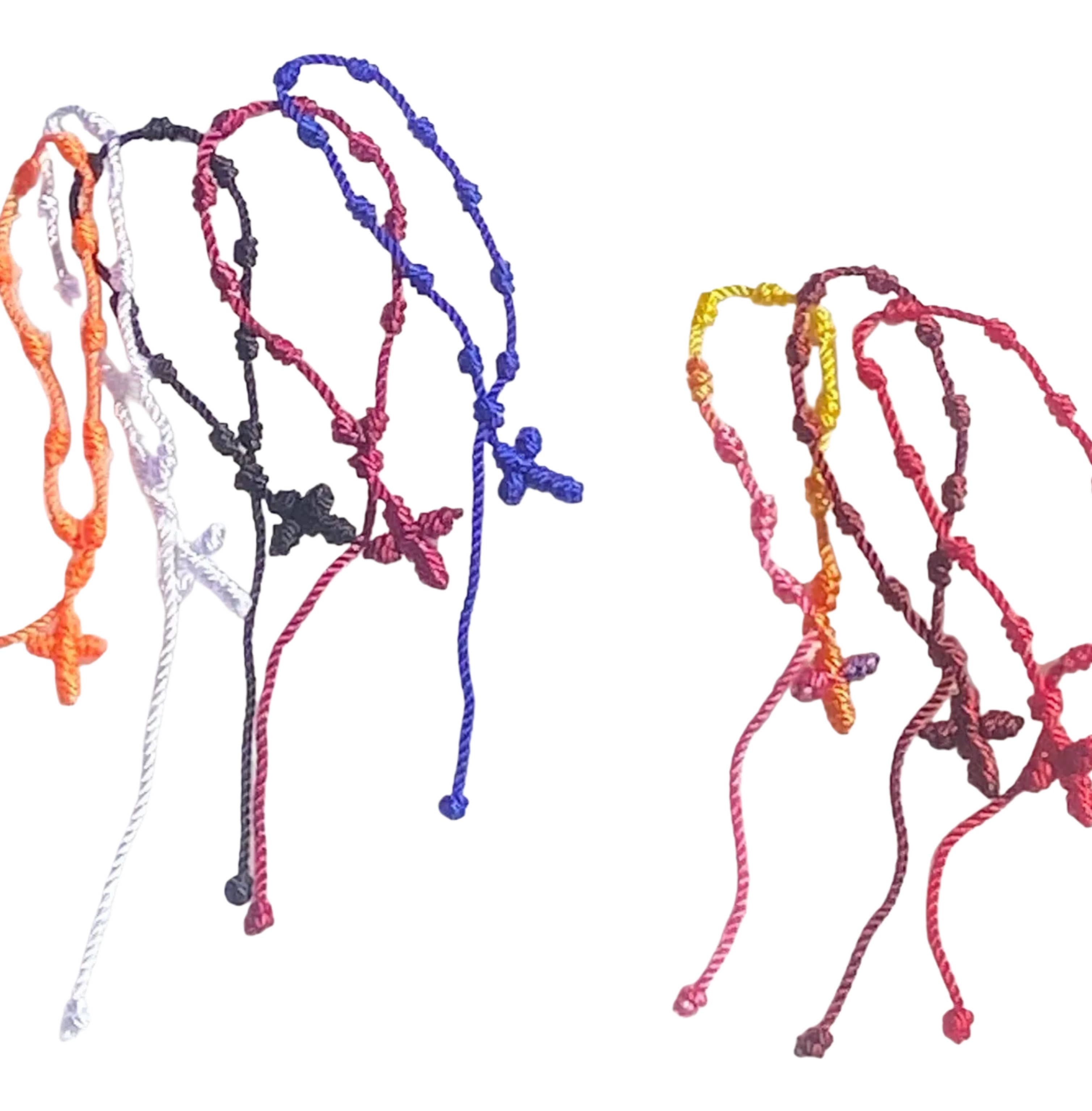 Oremus Mercy - Wholesale Retailer Display - Jewelry - The Knotted Rosaries Bracelet Display     (120 pcs)1