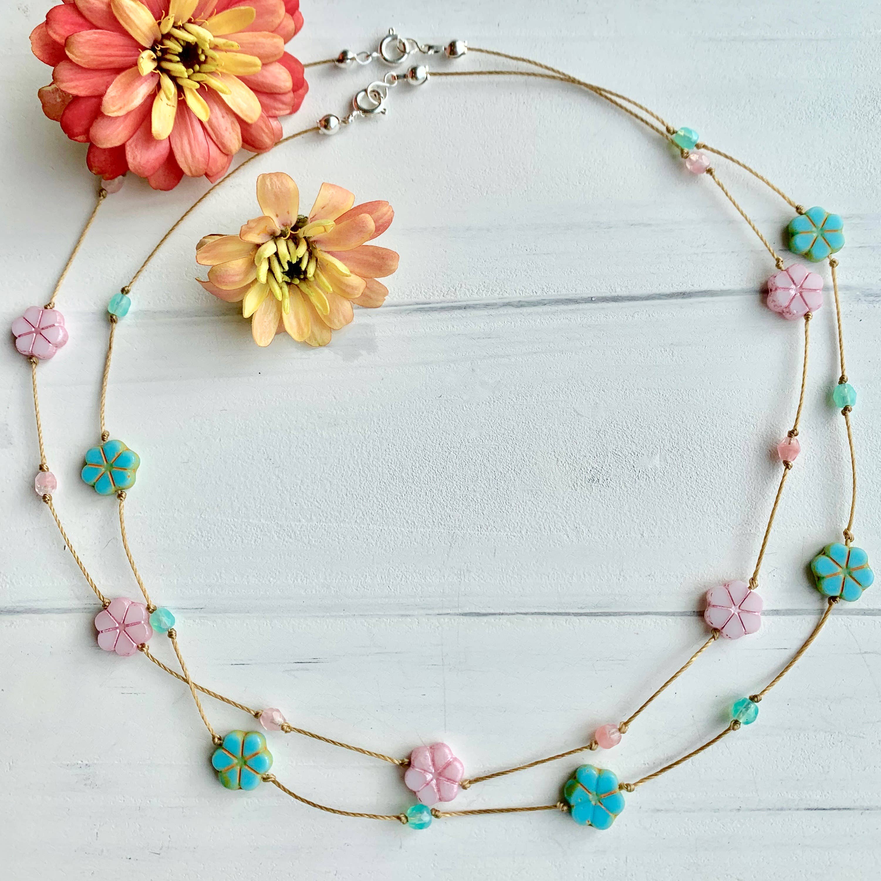 Jo Bird Jewelry – Engroshandel Perlehalskæde – Glem mig ikke halskæde11