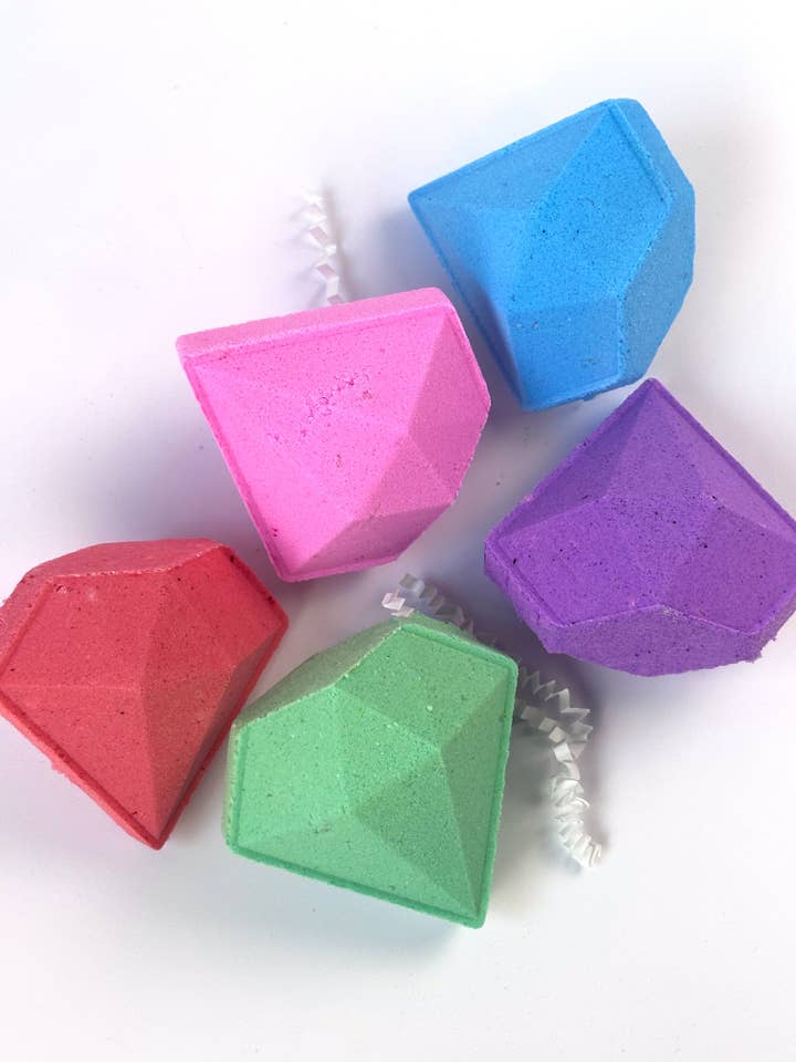 Gemstone Bath Bomb, Mini for wholesale by The Green Rift