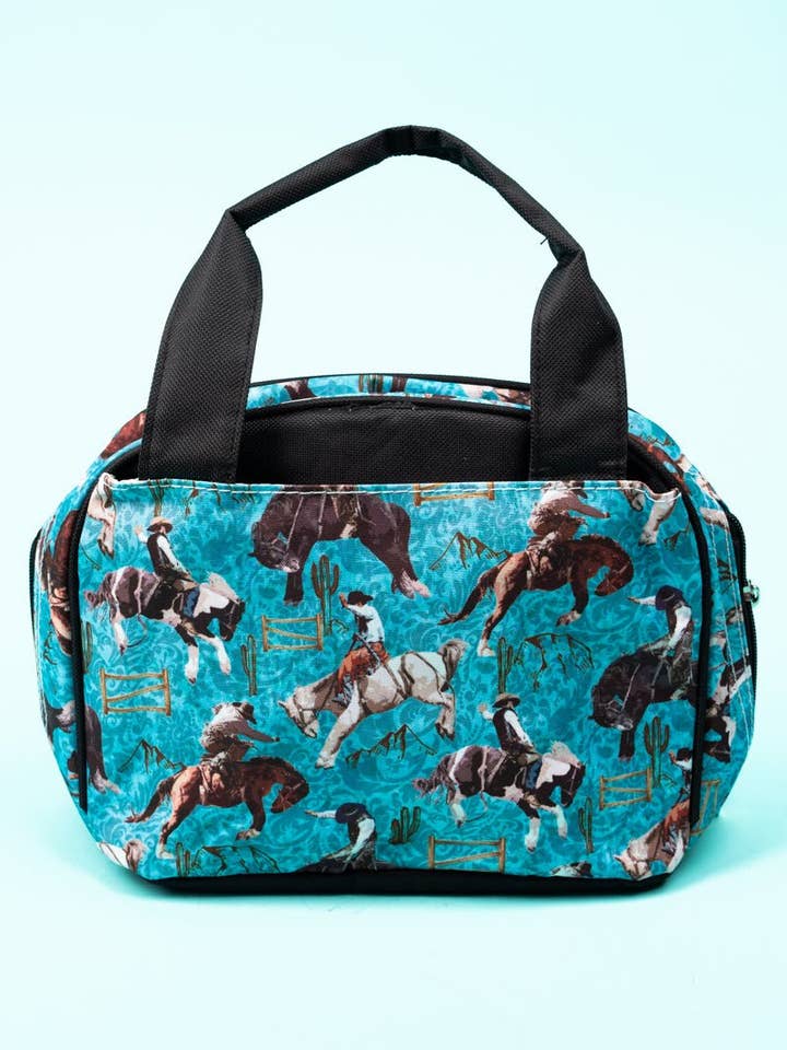 Sac à déjeuner isotherme style bowler NGIL Blue Ridge Rodeo pour la vente par Wholesale Accessory Market