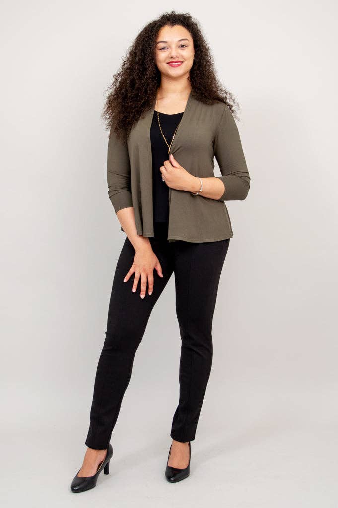 Blue Sky Clothing Co LLC – Großhandel Jacke – Damen – Kathy Jacke, Khaki, Bambus2