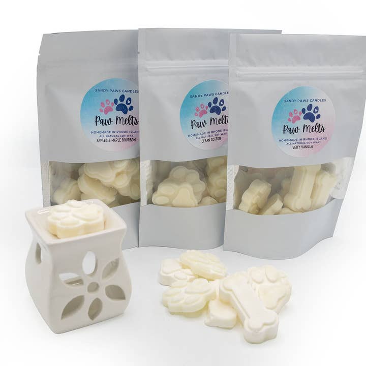 Paw & Bone Soy Wax Melts - paraffin-free for wholesale by Sandy Paws Candles