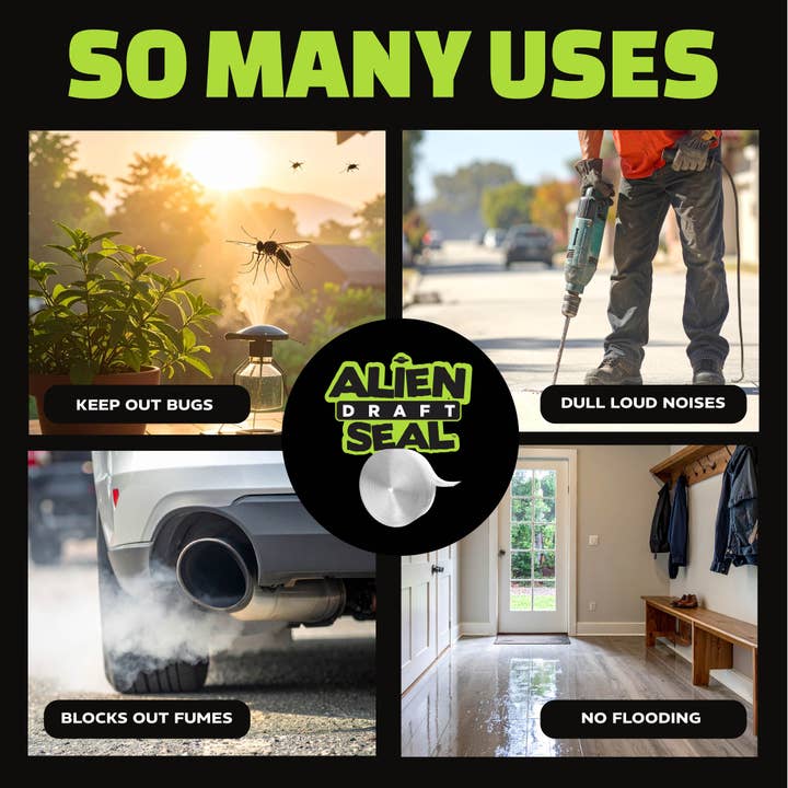 Gotham Steel/Granitestone – wholesale Tape – Alien Draft Seal Transparent Insulation Tape 3