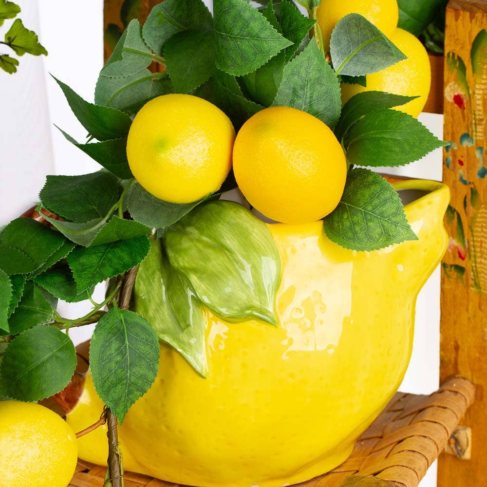 Factory Direct Craft - Wholesale Artificial Plant - Faux Lemons - Select 16" Spray or 72" Garland 2