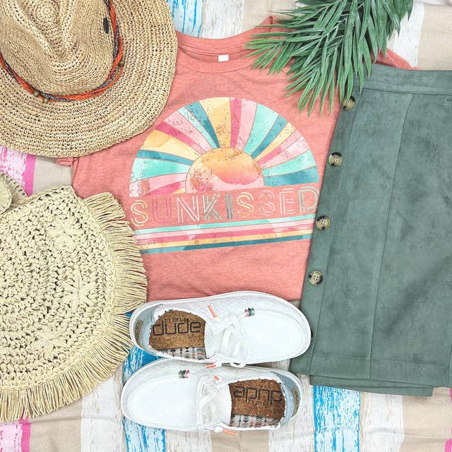 Trendy Tee Co. - Wholesale T-Shirt (Graphic) - Women's - Sunkissed Everyday Tee1