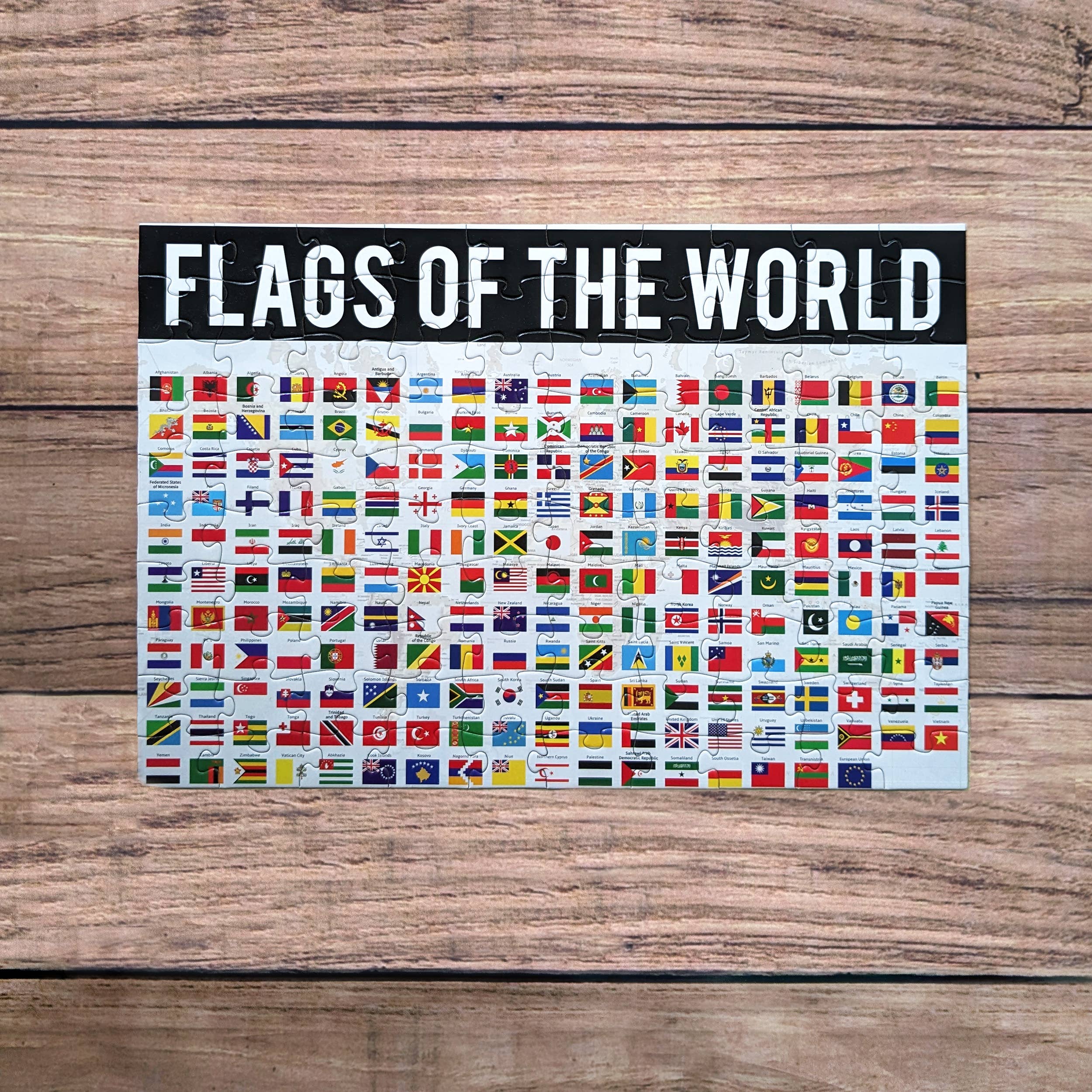 Robert Frederick Ltd – wholesale Puzzle – Child – 100 Piece Jigsaw - Flags of the World1