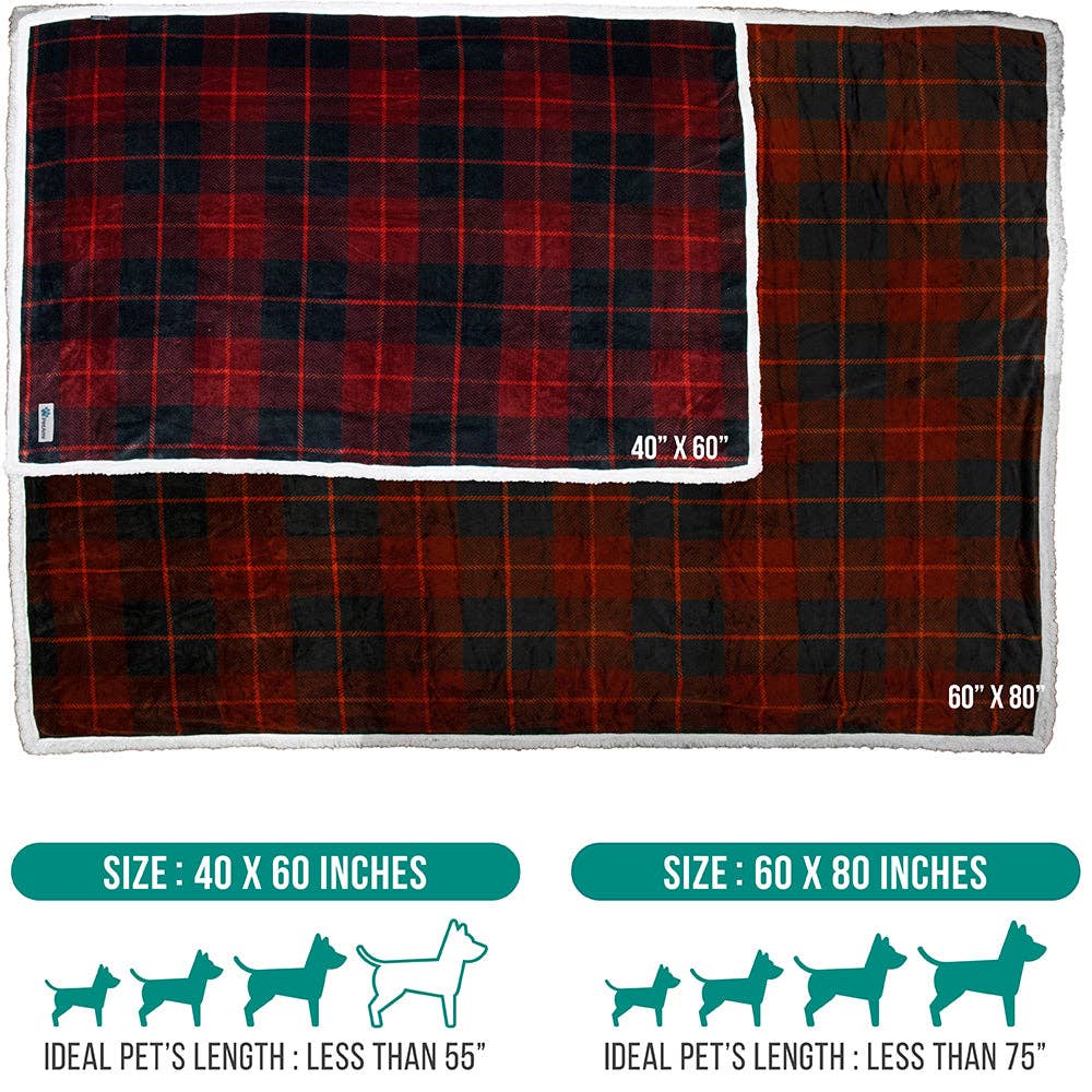 PetAmi - Vente Couverture – chat et chien - Couverture pour animaux en polaire réversible105