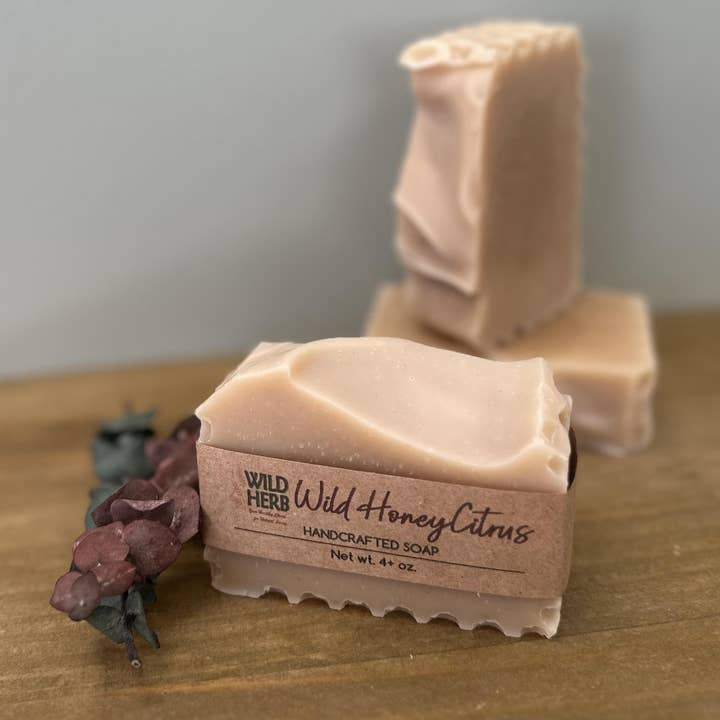 Wild Herb Soap Co - Wholesale Bar Soap - Wild Honey Citrus Natural Organic Soap Bar