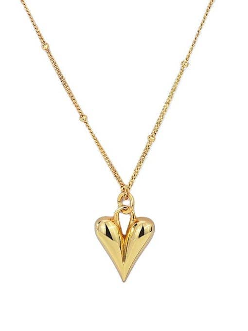 Collar con colgante de corazón de oro para venta al por mayor de Mirasalondon