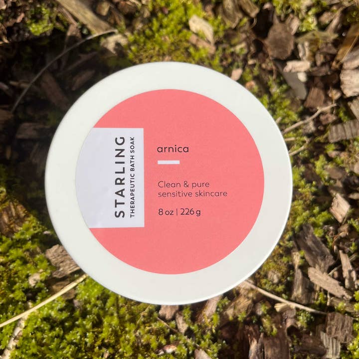 Naturlige badesalte med Arnica for engroshandel hos Starling Skincare