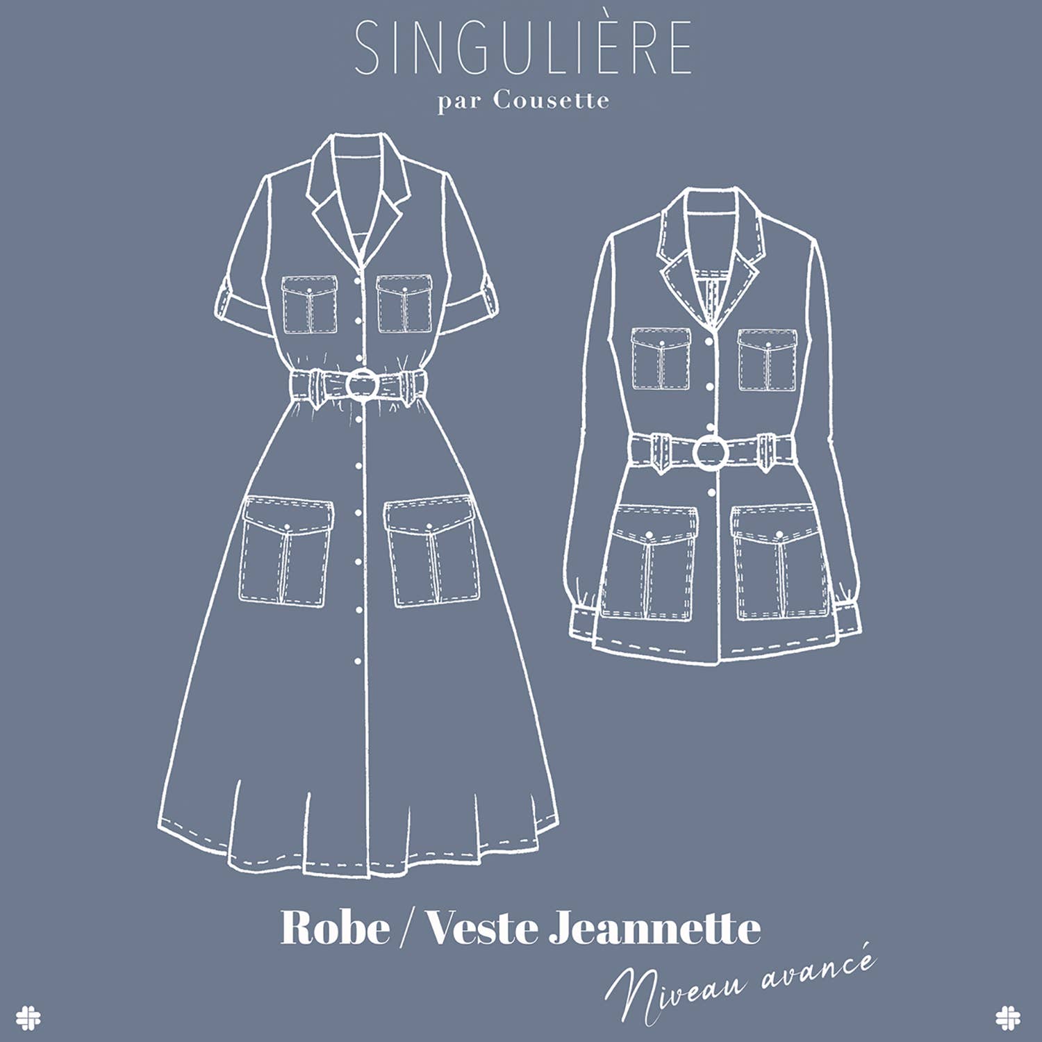 COUSETTE - Wholesale Dress - Women's - Jeannette dress/jacket sewing pattern4