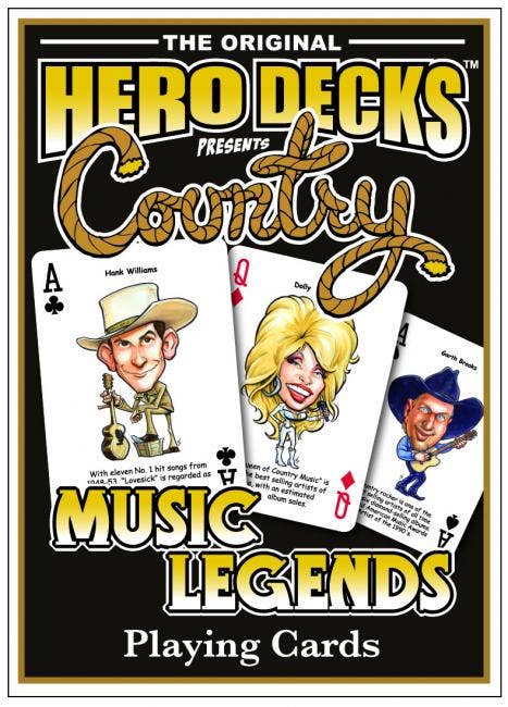 Midwest Novelty / Parody Productions - Wholesale Playing Cards - Country Music Legends Playing Cards