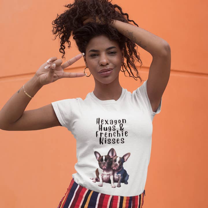 Frenchie Kisses T-Shirt für den Großhandel von FunnyNikko