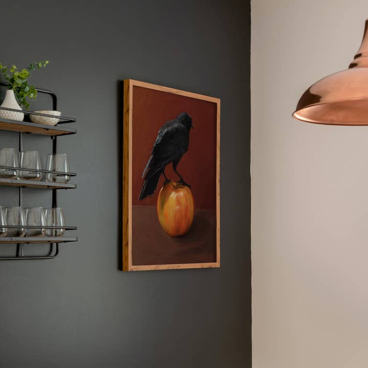 The Ugly Cat Studio - Wholesale Art Print - Moody City Crow Art Print25