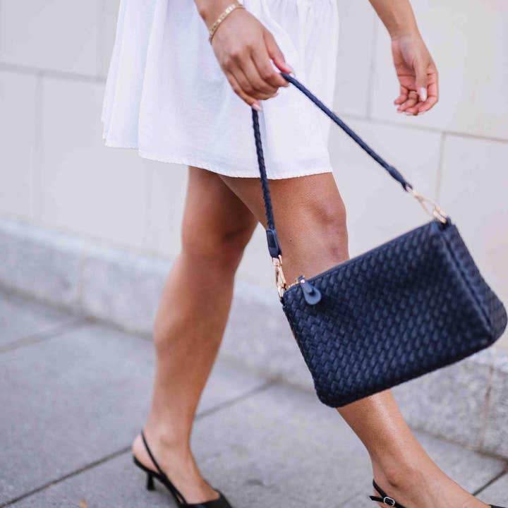 modern and chic - Wholesale Crossbody Bag - Women's - Elle Woven Crossbody16