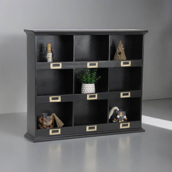 Cheungs Home Decor - Wholesale Wall Mounted Shelf - Dael Wooden 9 Cubby Wall Shelf13