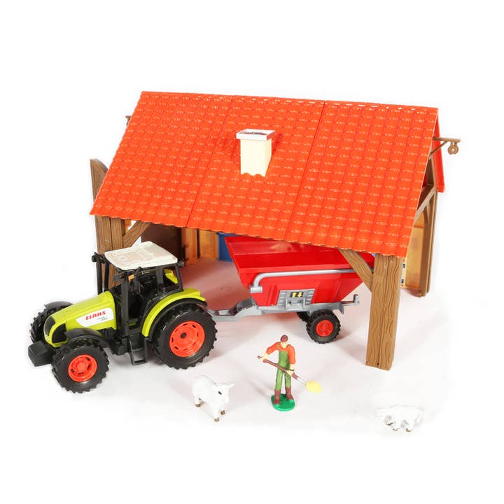 Starlux - Venta al por mayor Conjunto de juguetes - Niños - Set de tractores Farm+ con figuras - MACFARM 802234