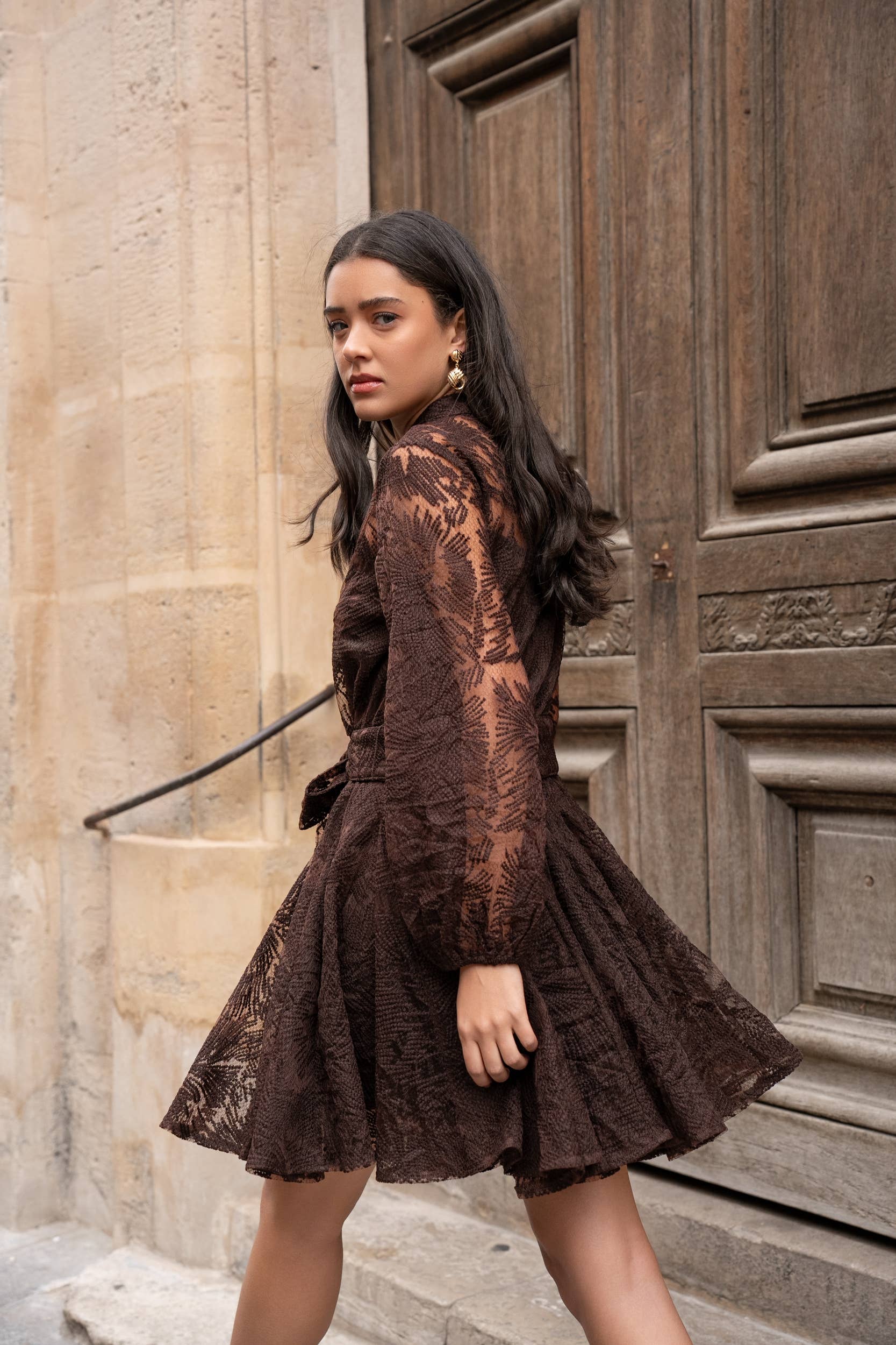 CHOKLATE PARIS – Engroshandel Kjole - Dame – Sonia skaterkjole i blonde - 80960-21