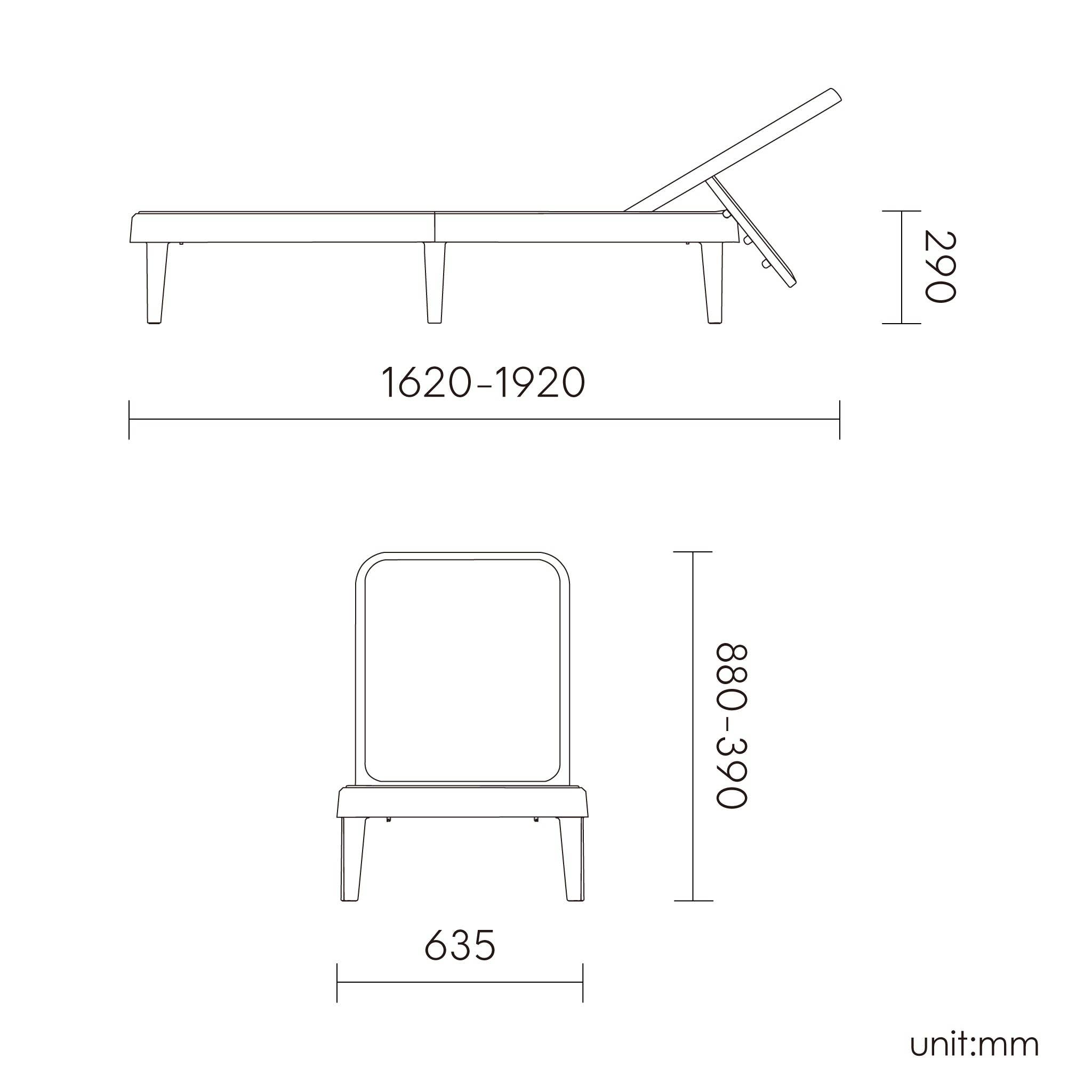 Lagoon Furniture America Corp – Großhandel Chaiselongue – Lagoon TAHITI 7030 Rattan-Loungesessel – 1 Stück pro Set5