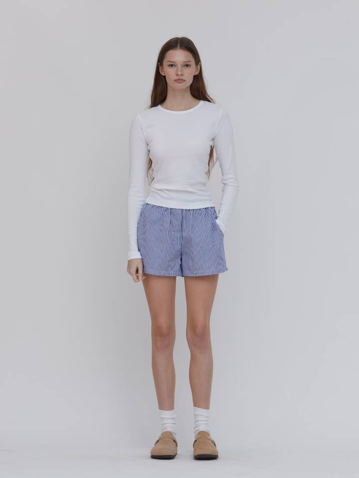 Bóxers de Tres Bolsillos a Rayas Azules para venta al por mayor de ONE DNA