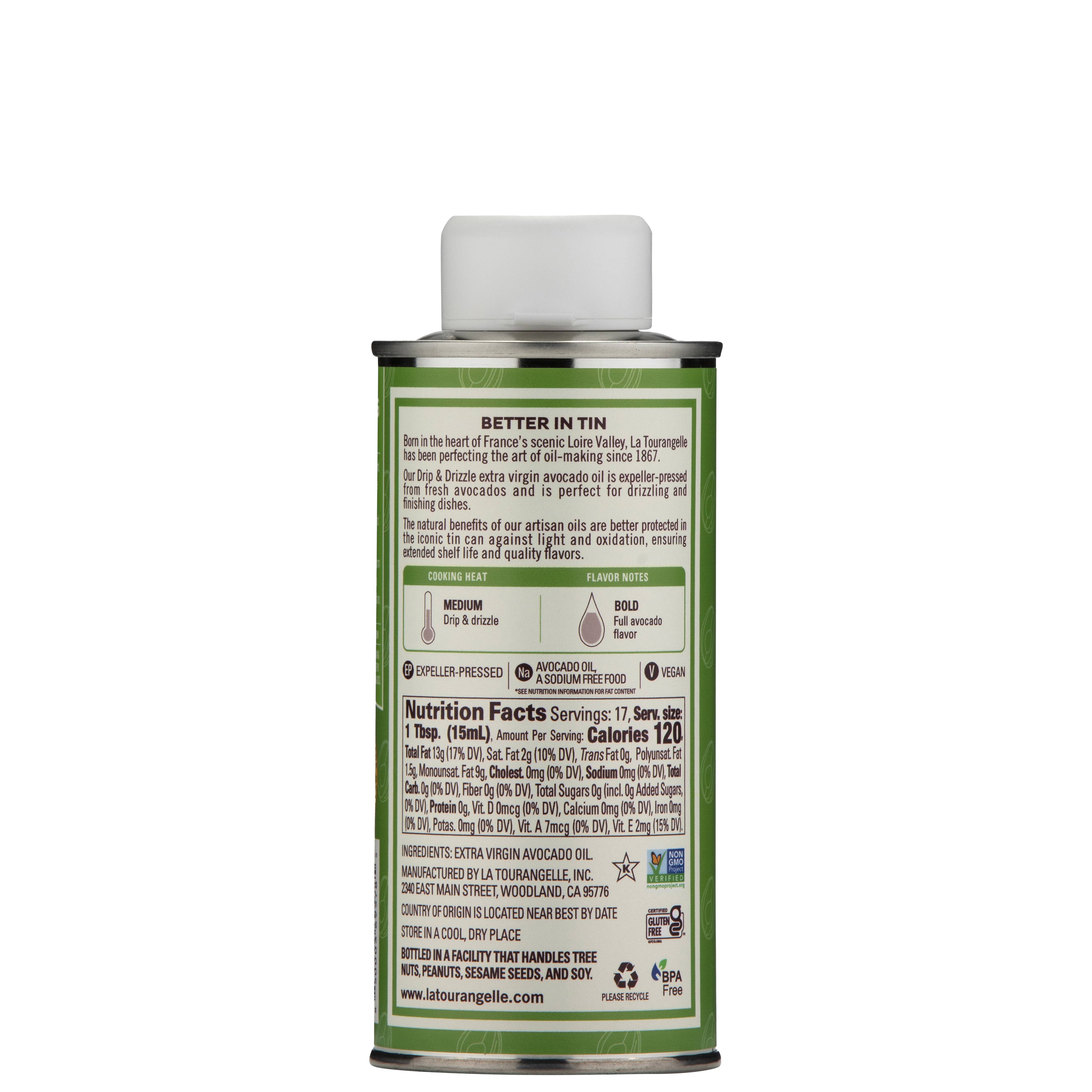 La Tourangelle - Wholesale Cooking Oil - La Tourangelle Extra Virgin Avocado Oil, 8.45Fl Oz - 6 Units1