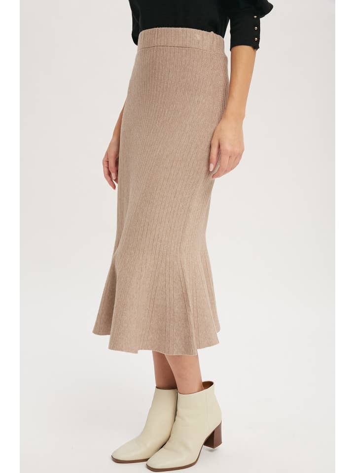 Bluivy - Wholesale Skirt - Women's - MERMAID SWEATER MIDI SKIRT11