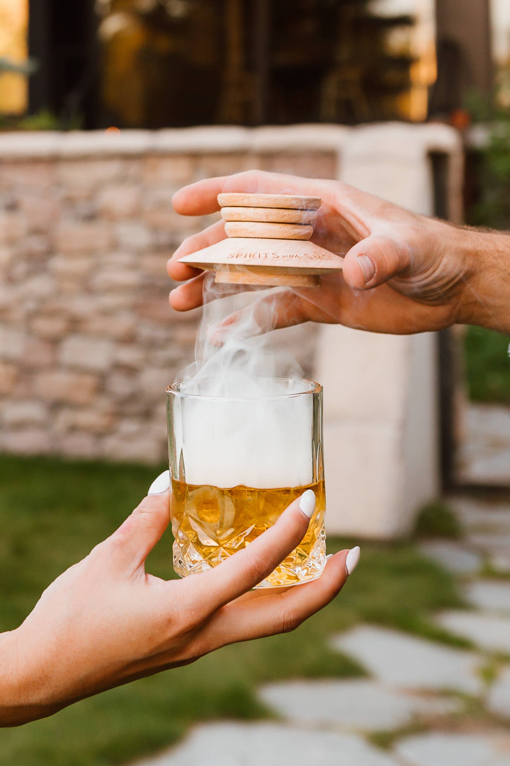 Spirits WIth Smoke - Vente Ustensiles de bar - Outil de fumage pour cocktails et aliments | Ensemble de soucoupes à fumer3