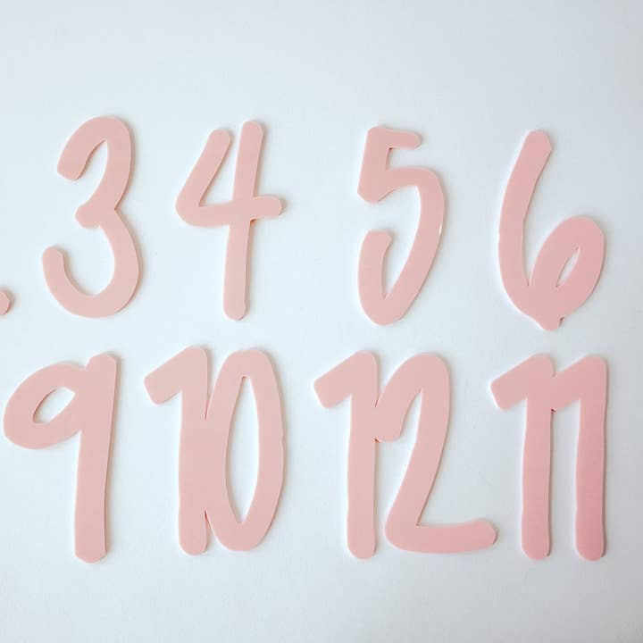 Crea stationery – wholesale Milstolpeskonst/-minnen - Barn och baby – AKRYL FOTO BABY NUMMER