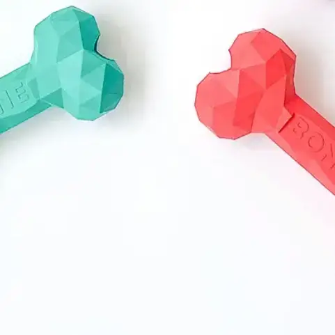 Toys N Treats Box - Wholesale Pet Chew Toy - Dog - The Red Dura-Dog Chewer Bone Chew Toy for Dogs 1