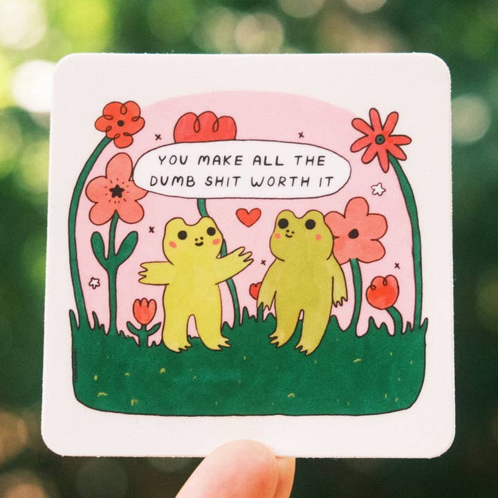 Tender Ghost - Wholesale Sticker - Frog Friends Sticker