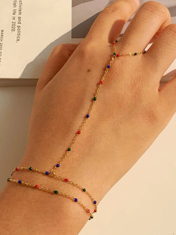 Chaîne de main en acier inoxydable 324AQ210 pour la vente par BYREN | ÉLINE L'ATELIER