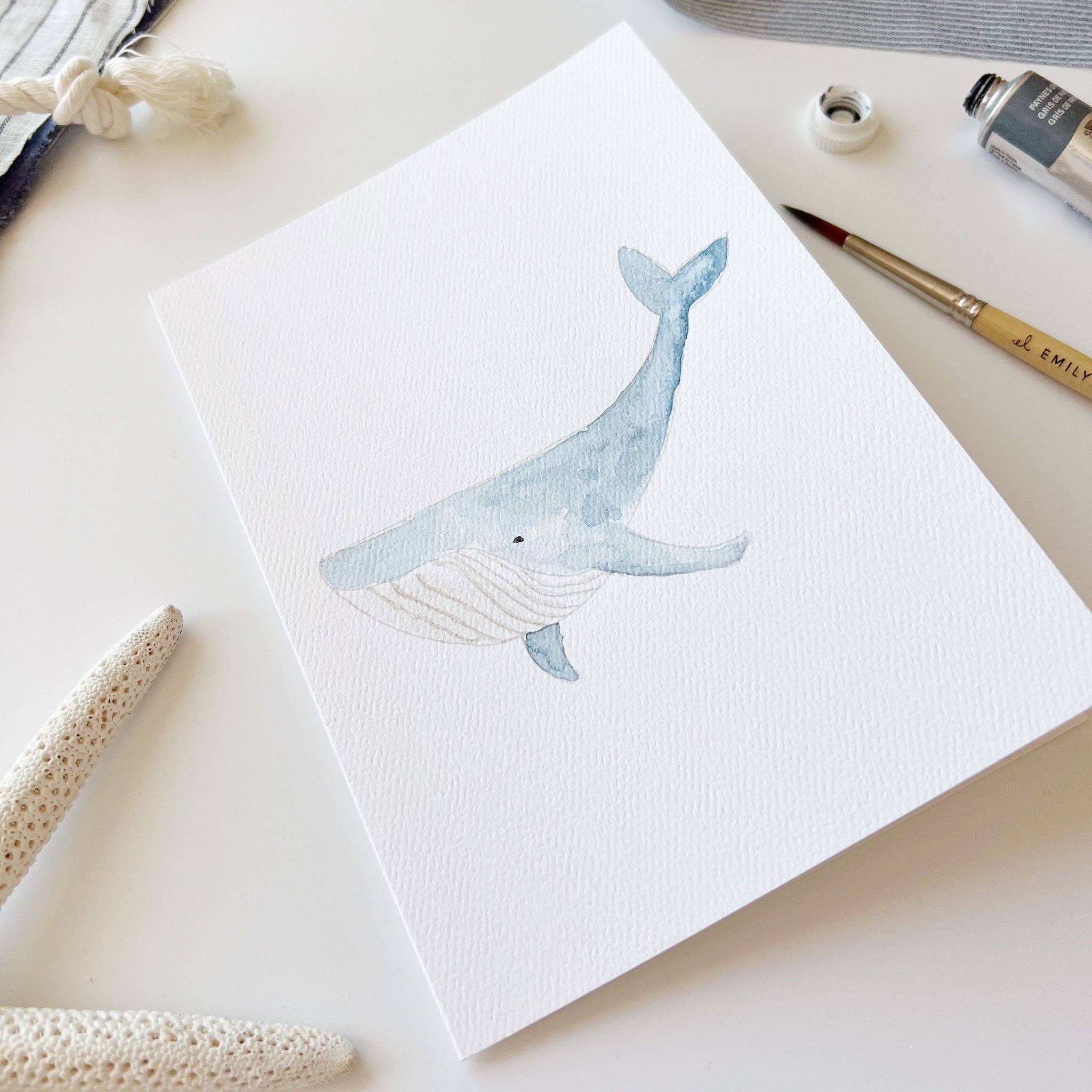 emily lex studio – wholesale Stationery/notecard set – seaside paintable watercolor notecard set10