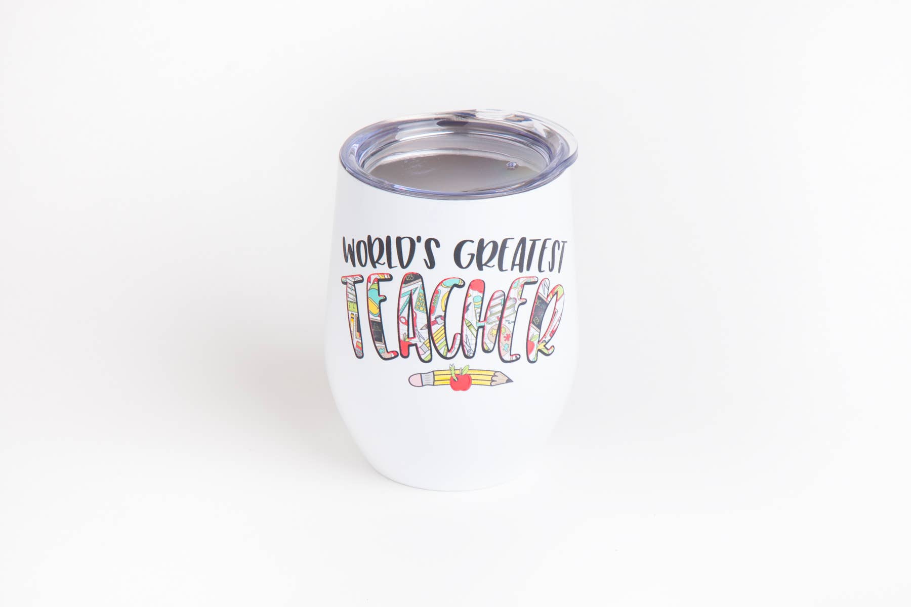 Cute Tees - Vente Gourde/bouteille isotherme - Gobelet à vin pour enseignants, tasse de professeur, meilleur professeur du monde5