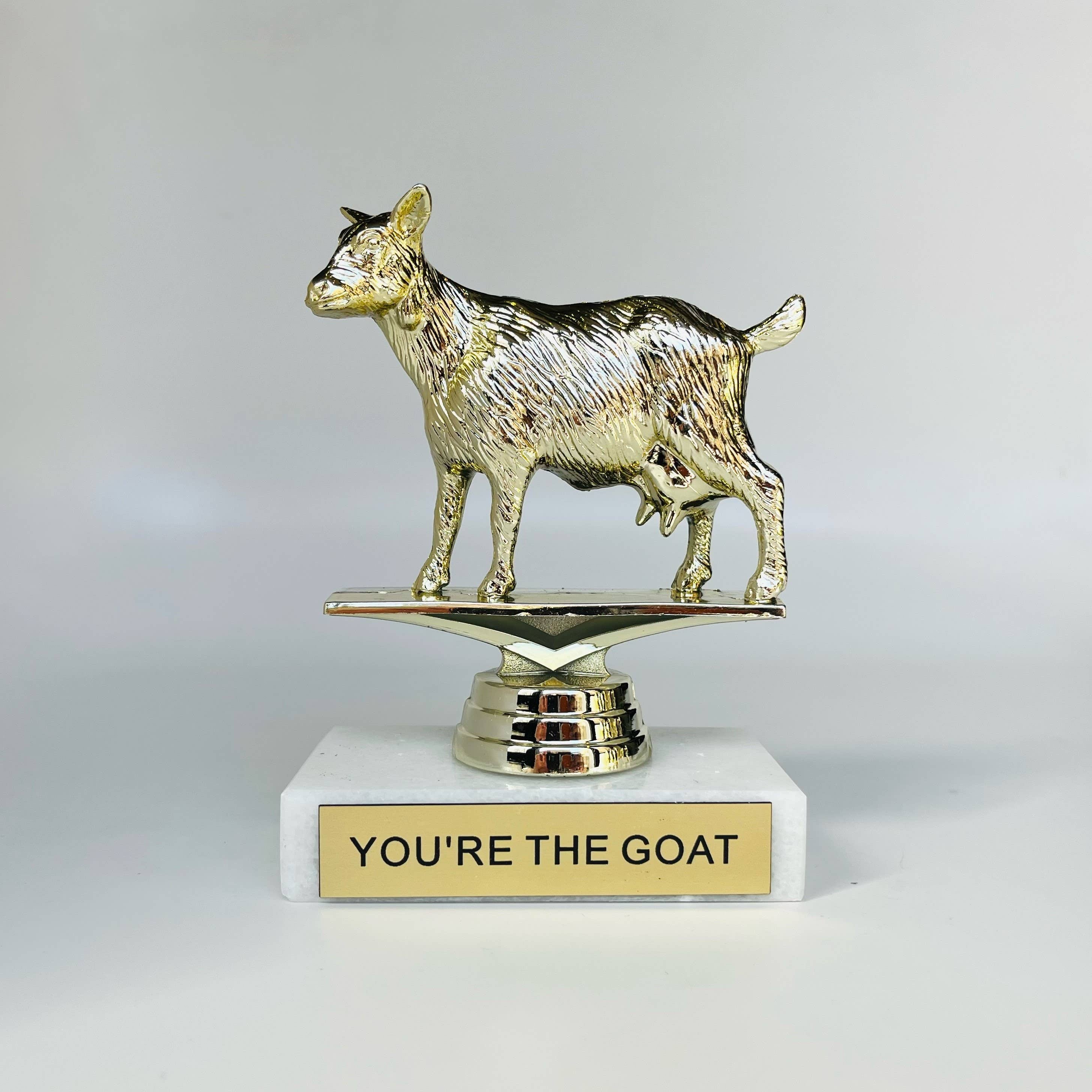He Said, She Said - Wholesale Decorative Figurine - You're the Goat Participation Trophy
