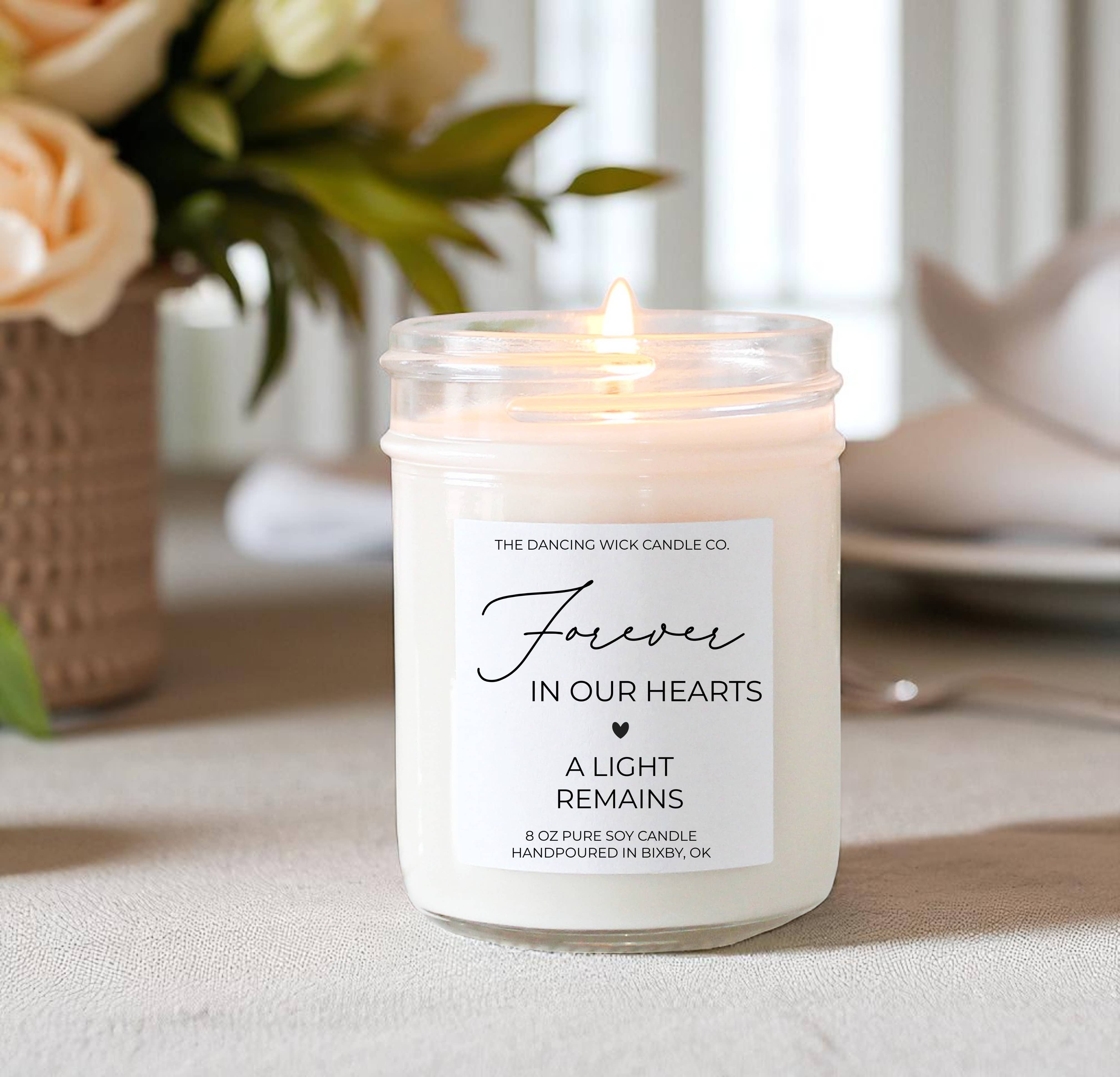 THE DANCING WICK CANDLES - Wholesale Jar/Filled Candle - Memorial Gift Candle / Lavender Vanilla Scent3