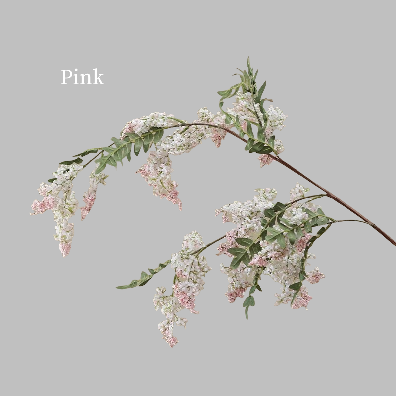 ACNITE(We cover U.S. import duties) - Wholesale Artificial Flowers - Artificial Sophora flowers Purple flowers home/wedding decor0