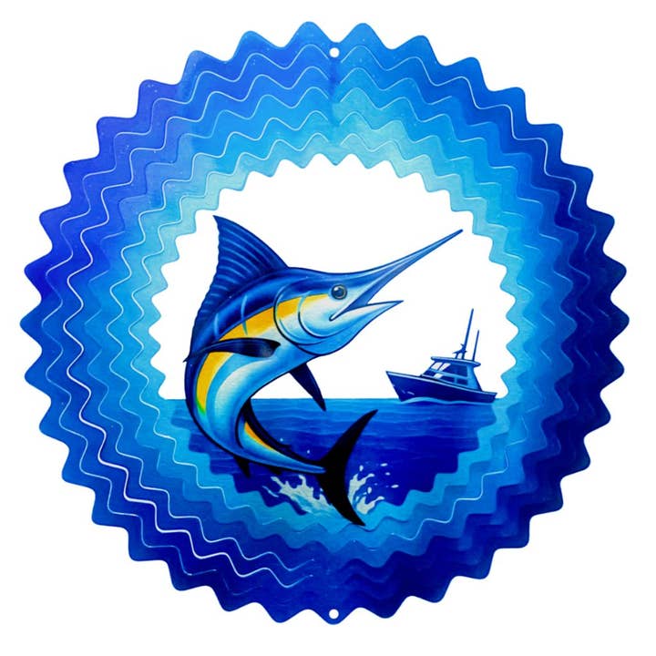 Marlin - Large Wind Spinner for wholesale by Spinfinity Designs