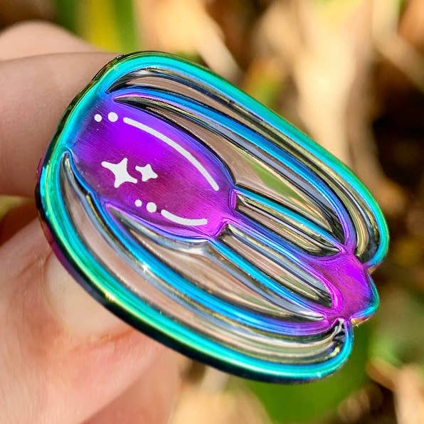 Kosmische Kamm-Gelee-Nadel für den Großhandel von Fin Pin Shop