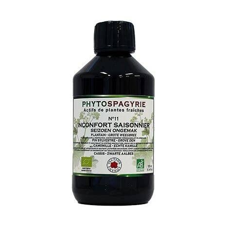 Synergies Phytospagyrie N11* : Inconfort Saisonnier 300ml pour la vente par Vecteur Energy