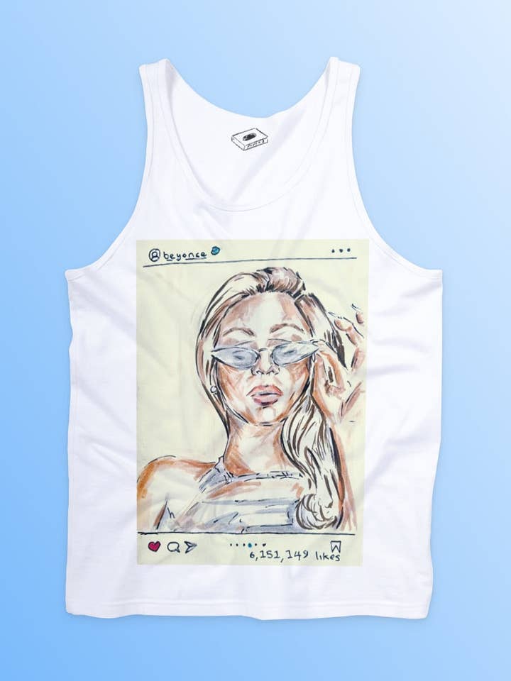 Tanque BEYONCÉ por atacado de Paper 8