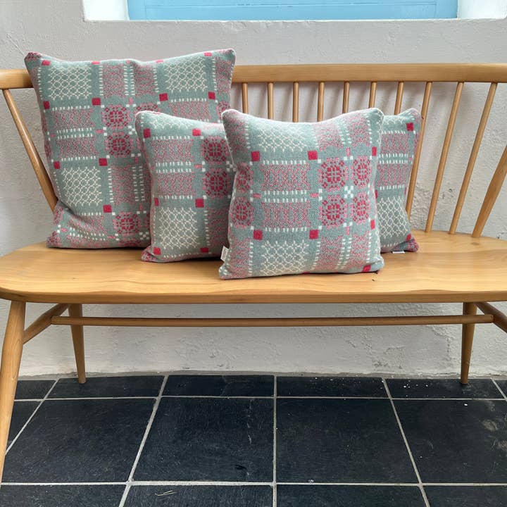 Knot Garden Cushion Cover for wholesale by Melin Tregwynt