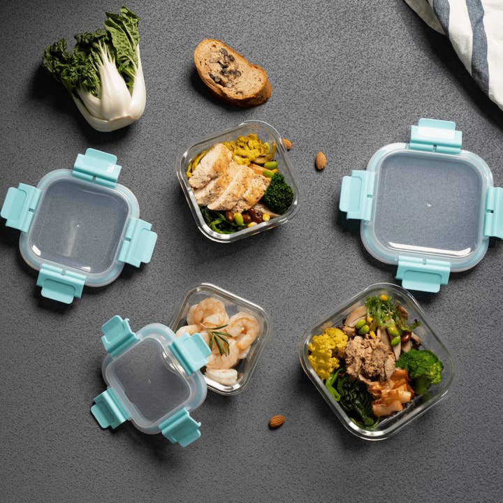 Genicook Product LLC – wholesale Matlåda – Höga fyrkantiga lockbehållare1